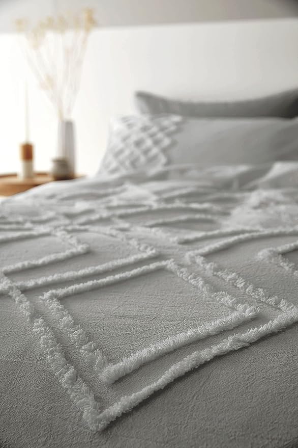 Tufted Cotton Duvet Set | Single