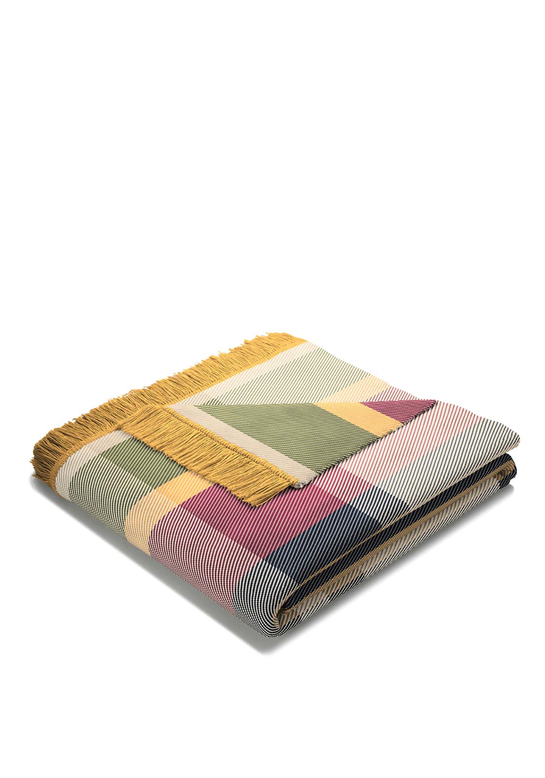 Cotton Rich Throw | Panel Check Multi