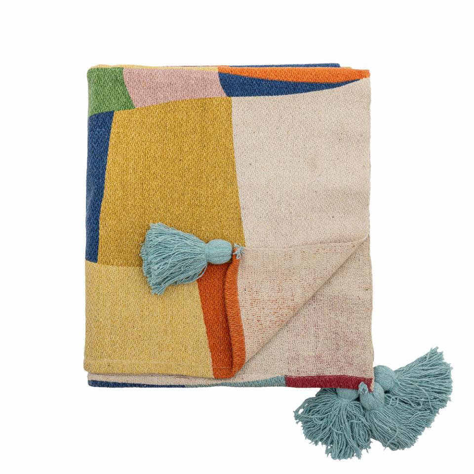 Colorine Recycled Cotton Throw