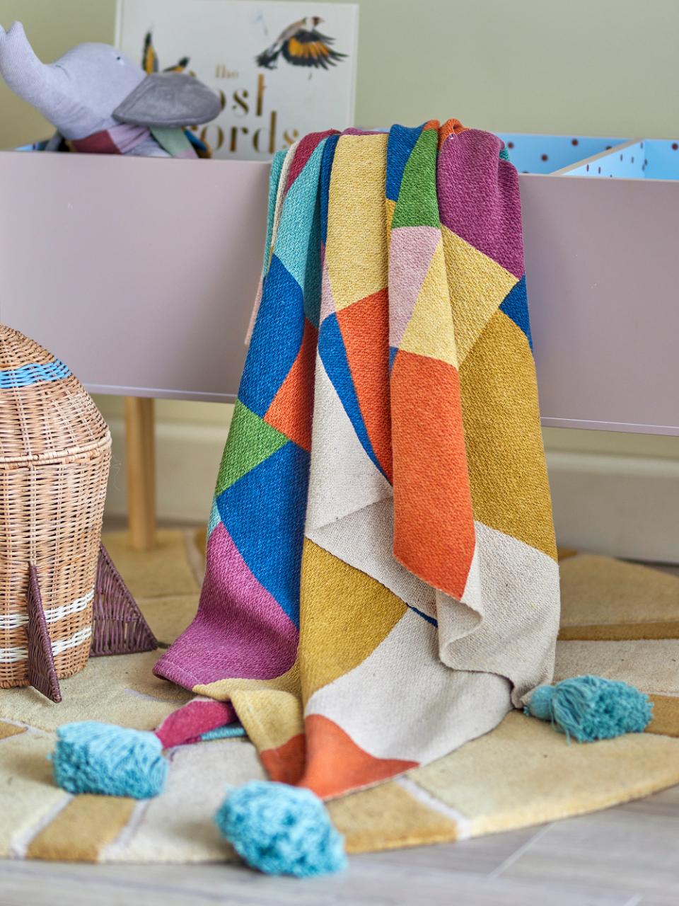 Colorine Recycled Cotton Throw