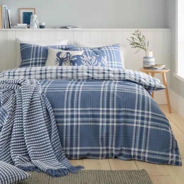 Kelso Blue Check | Duvet Covers