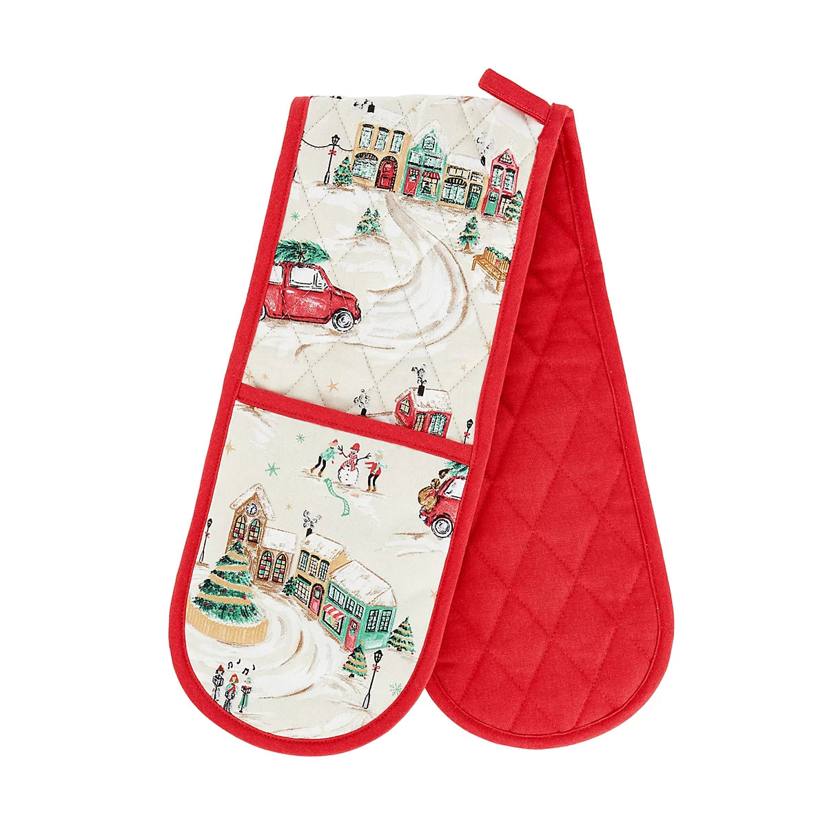 Christmas Town | Double Oven Gloves