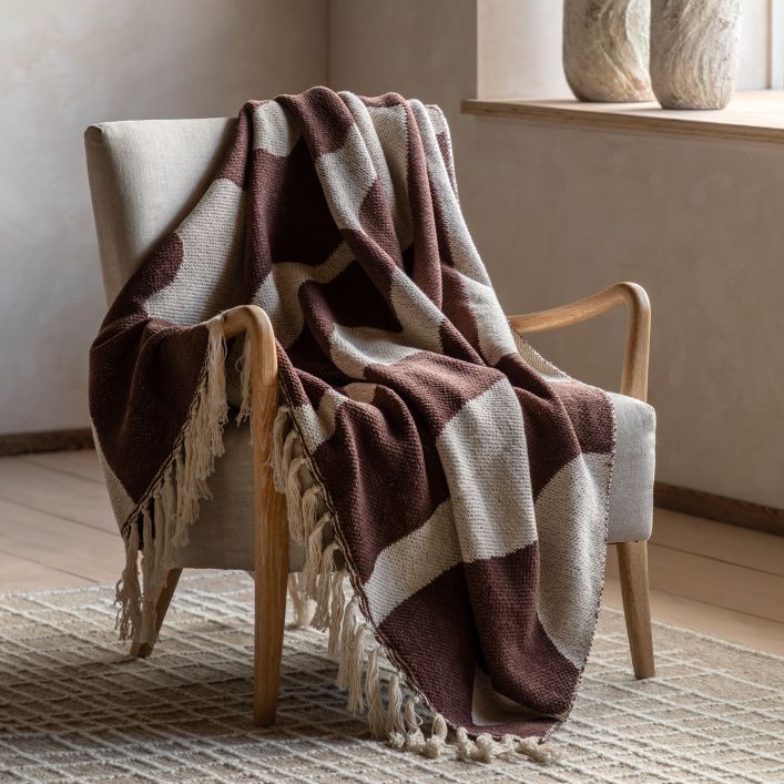 Alma Throw | Chocolate