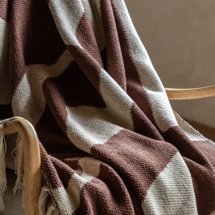 Alma Throw | Chocolate