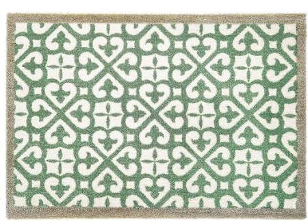 Harlequin Tile Green | Doormat