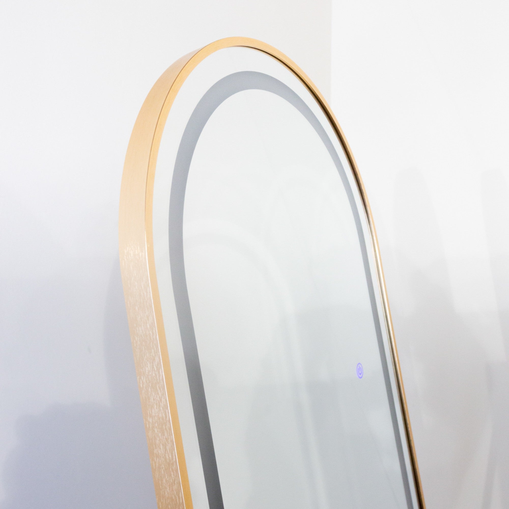 Modena LED Arch Mirror | Gold