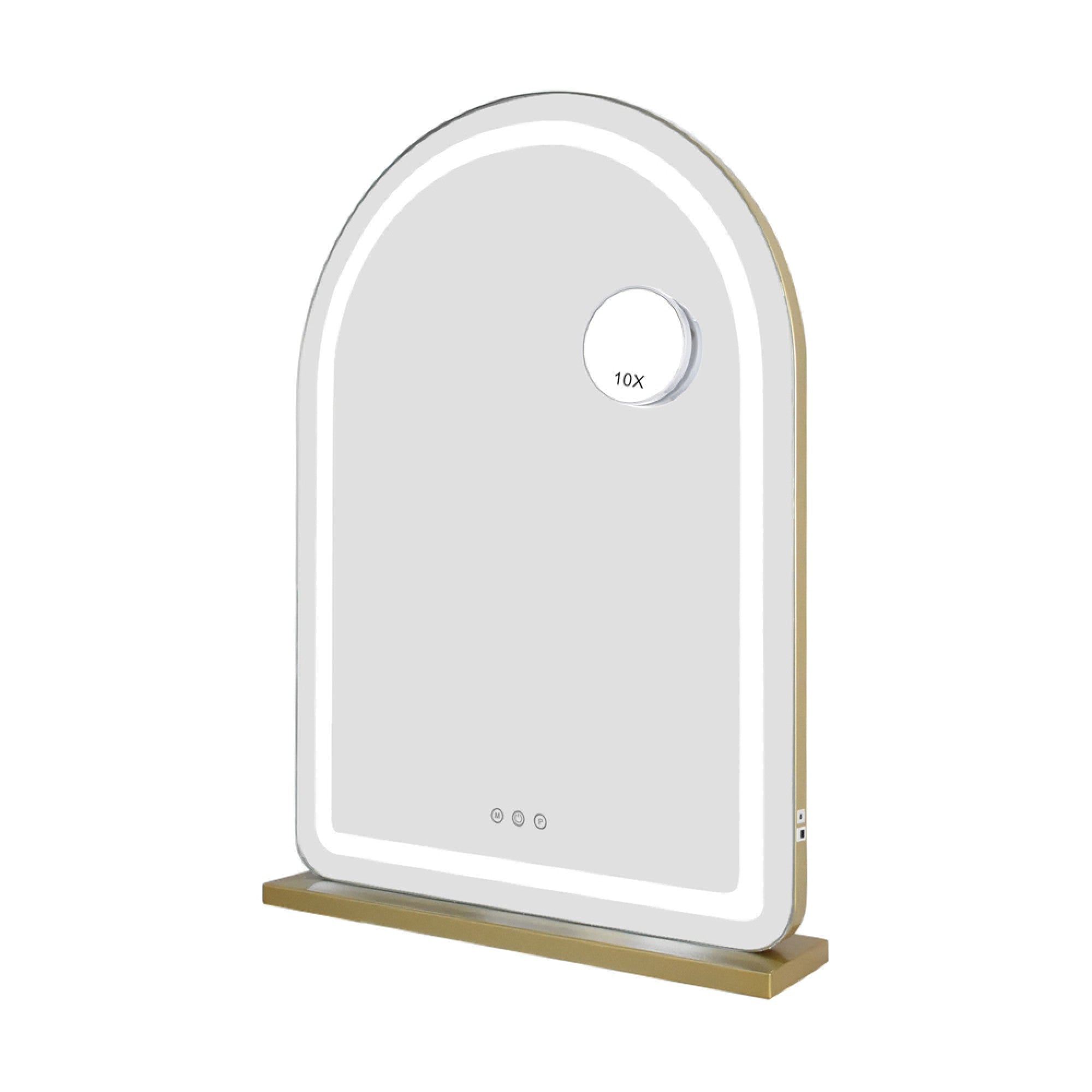 Hollywood Arch Vanity Mirror | Gold