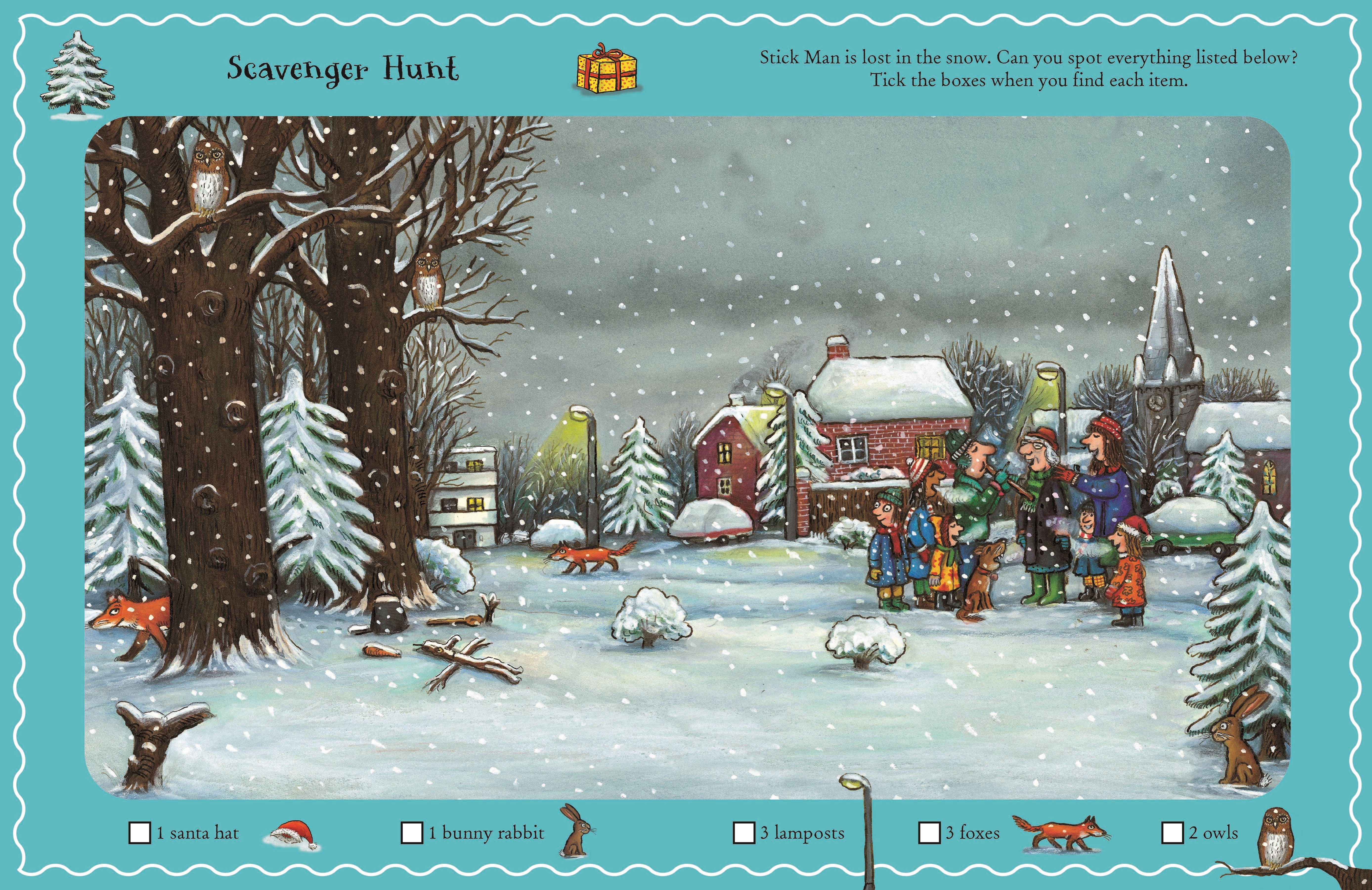 Stick Man and Friends | Festive Super Sticker Book