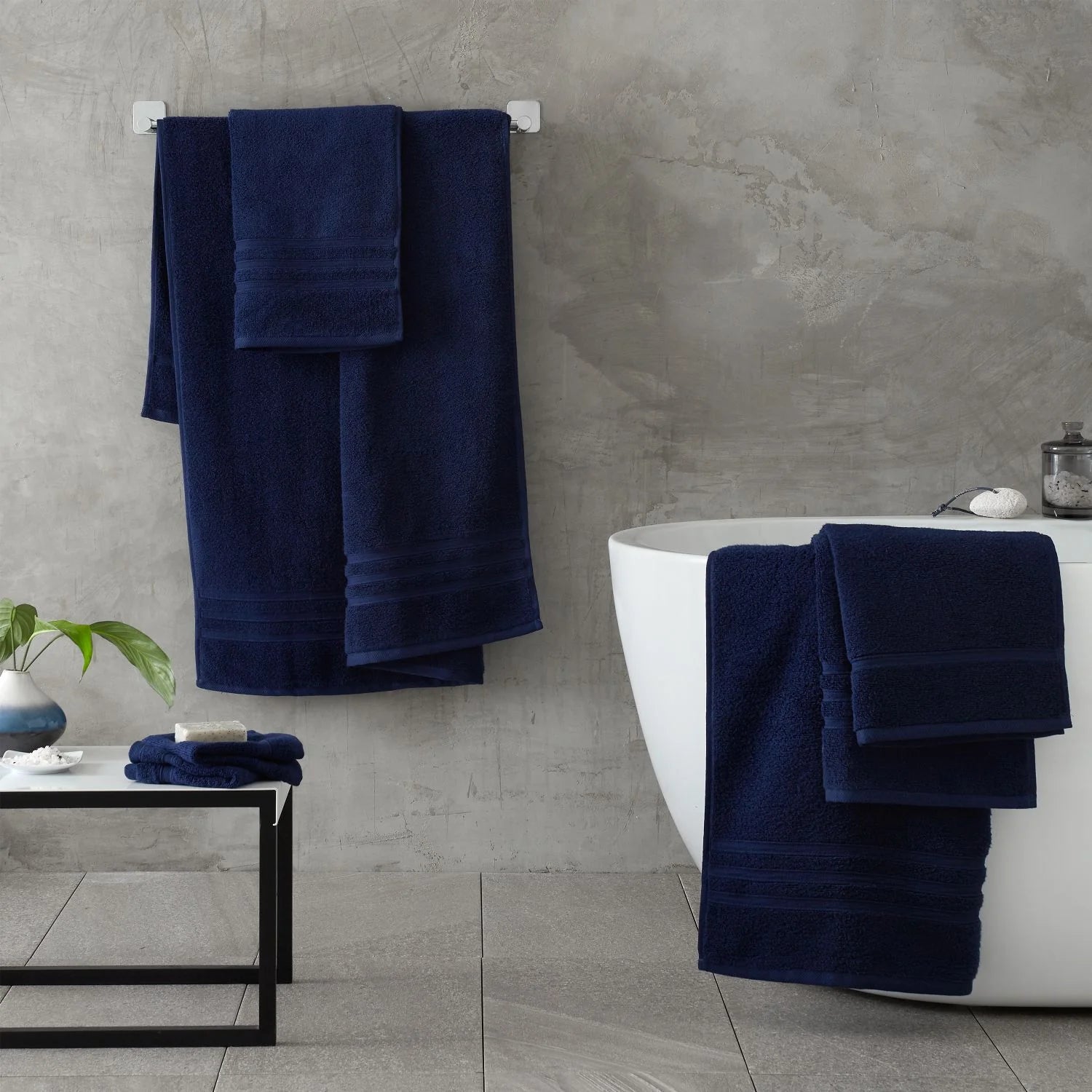 Bath Towels & Bath Mats | Navy