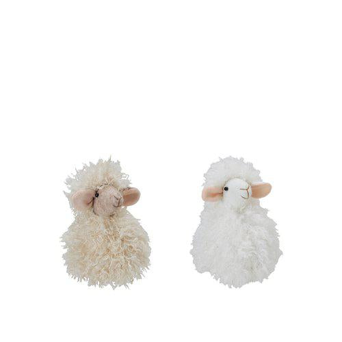 Fluffy Lamb | White & Beige