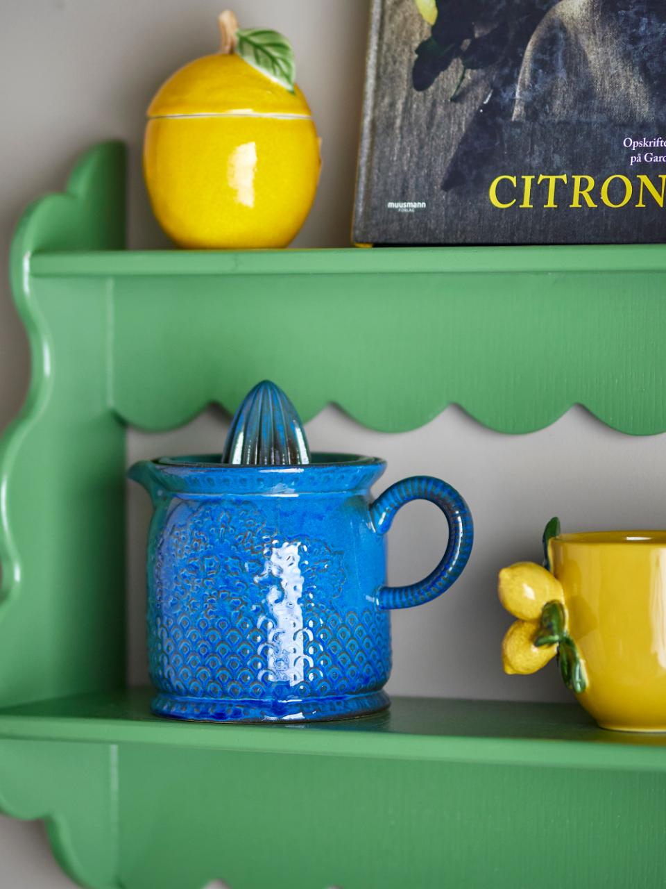 Liselu Lemon Juicer | Blue Stoneware