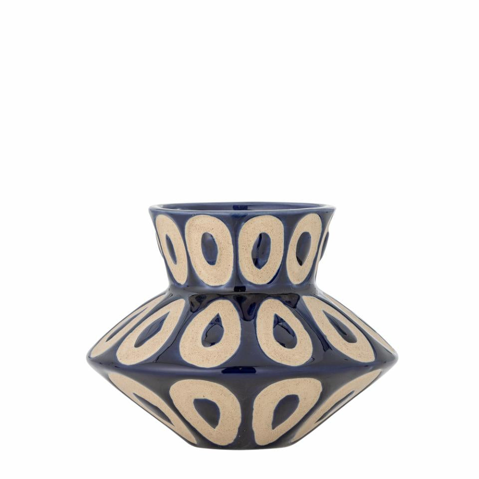 Bashir Vase | Blue Stoneware