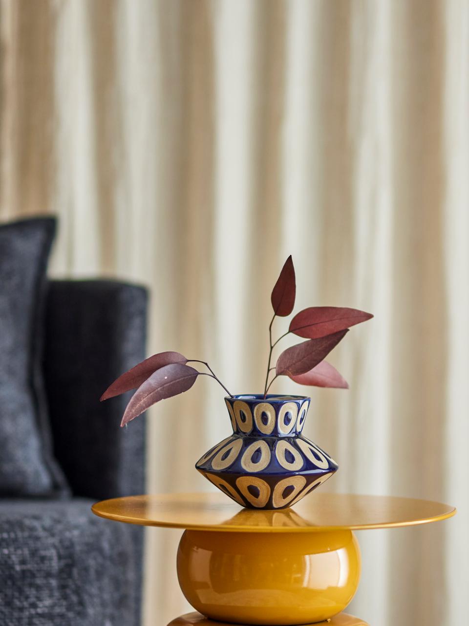 Bashir Vase | Blue Stoneware