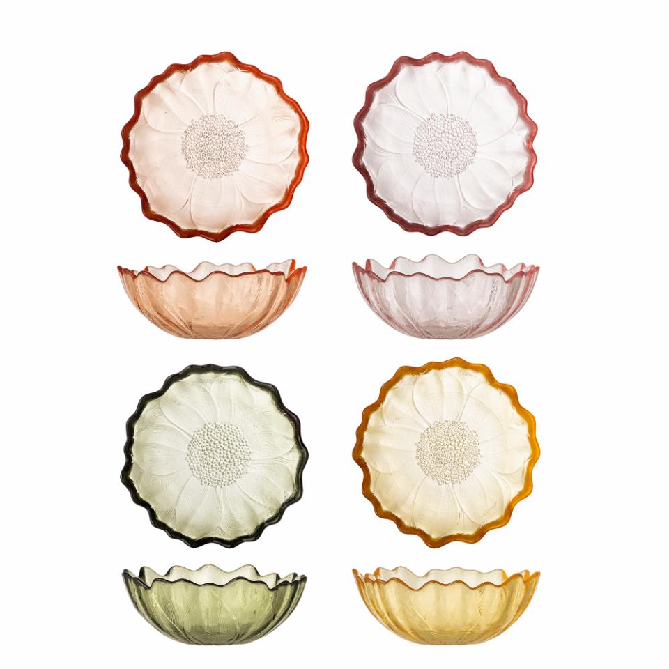 Kana Bowl | Set of 4 Multi Glass