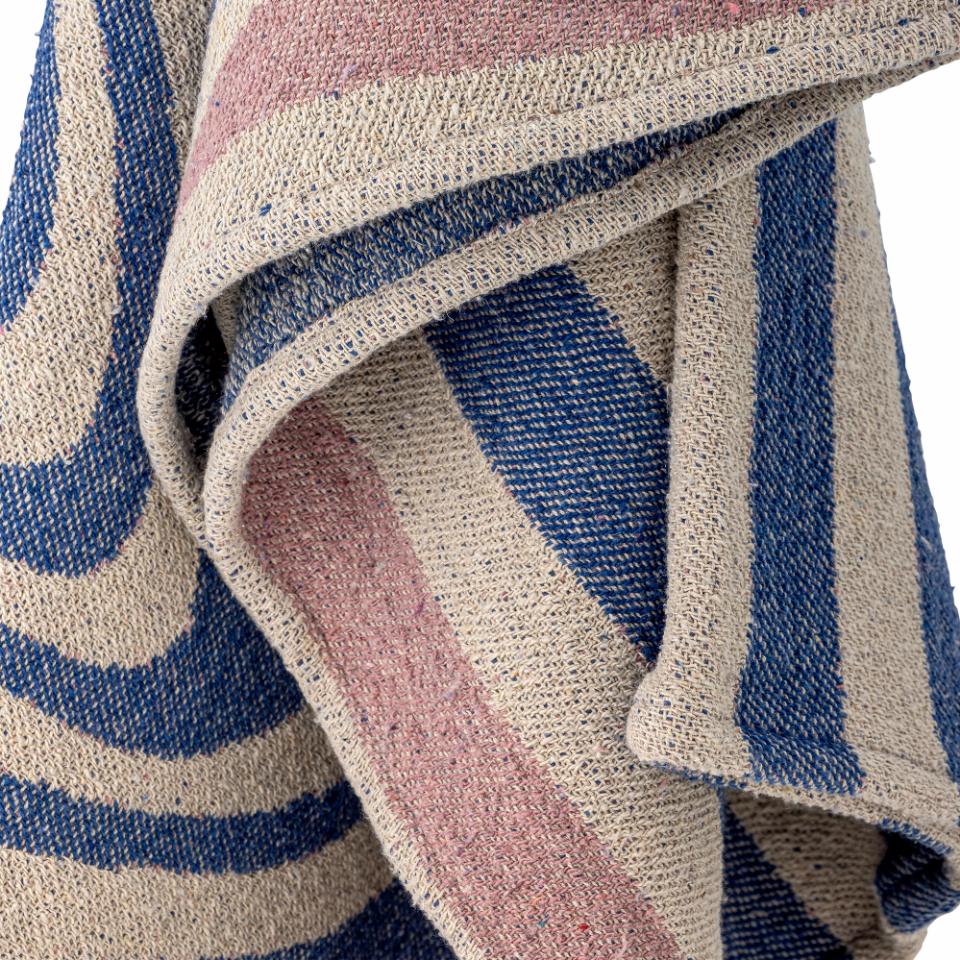 Arlie Throw | Blue Cotton