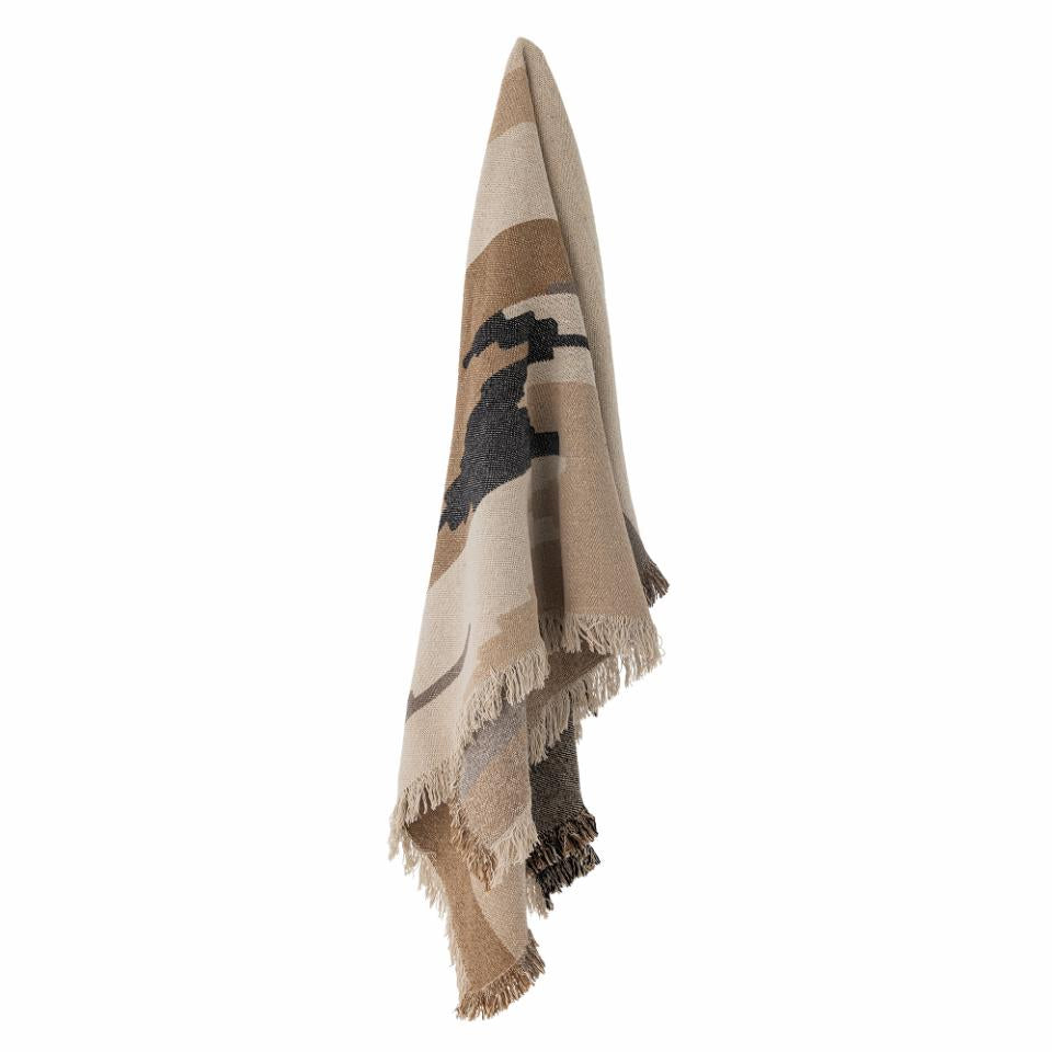 Maji Throw | Brown Cotton