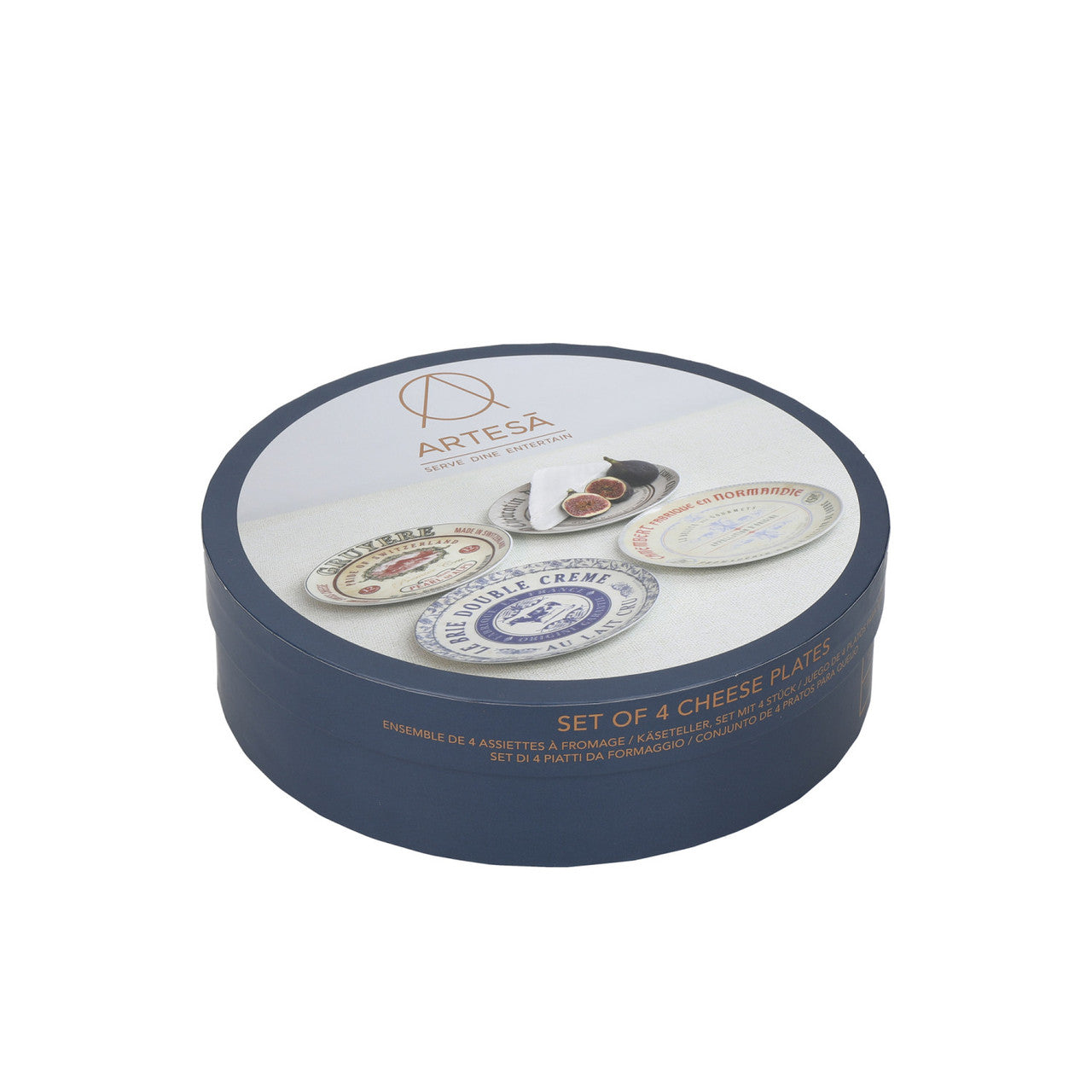 Gourmet Cheese Set Of 4 Cheese Plates