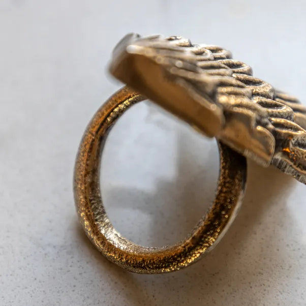 Gold Christmas Tree Napkin Ring