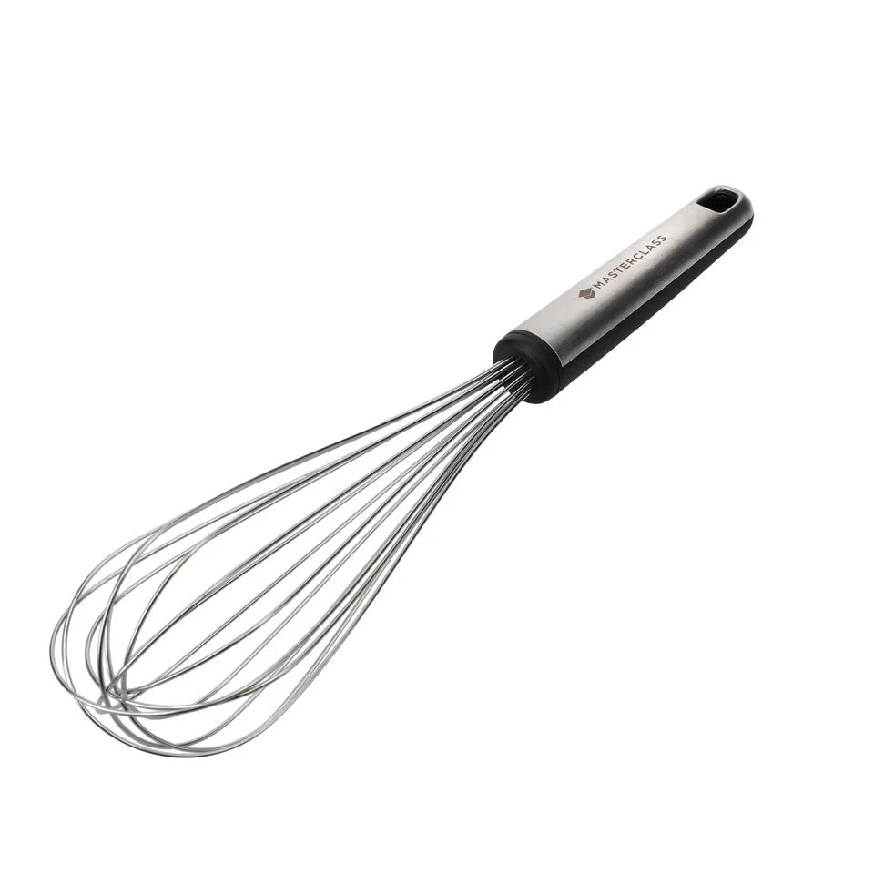 MasterClass Soft Grip Stainless Steel Balloon Whisk, 31 cm