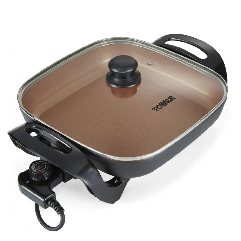 Cerasure + Copper Multifunctional Electric Skillet