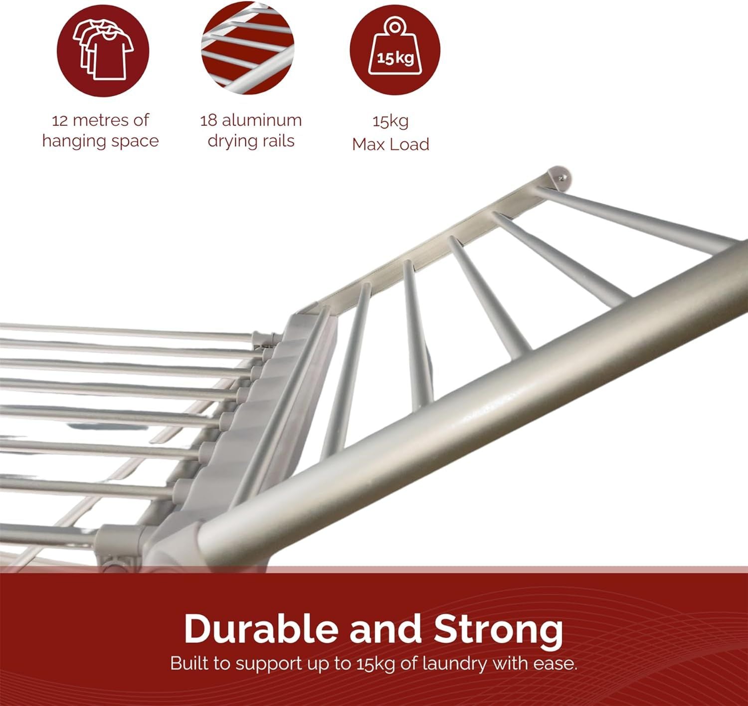 Rediffusion Winged Heated Clothes Airer