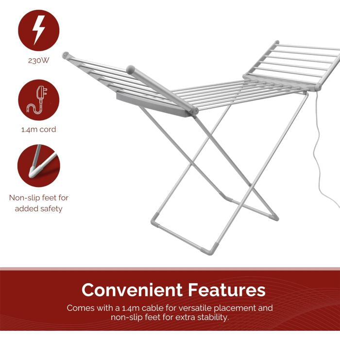 Rediffusion Winged Heated Clothes Airer