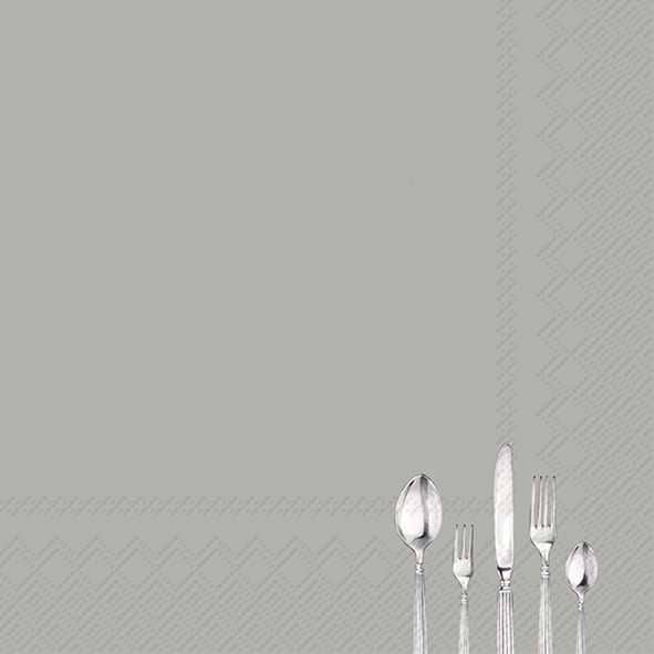 Tiny Cutlery Grey | Lunch Napkins