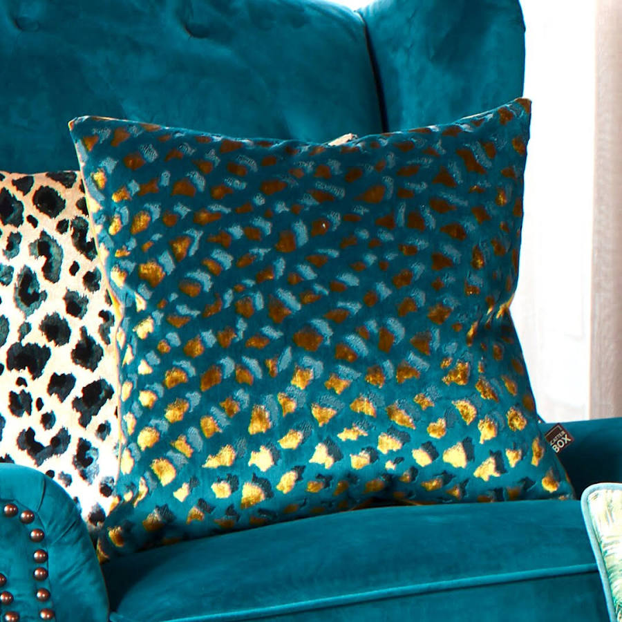 Harlow Teal Cushion