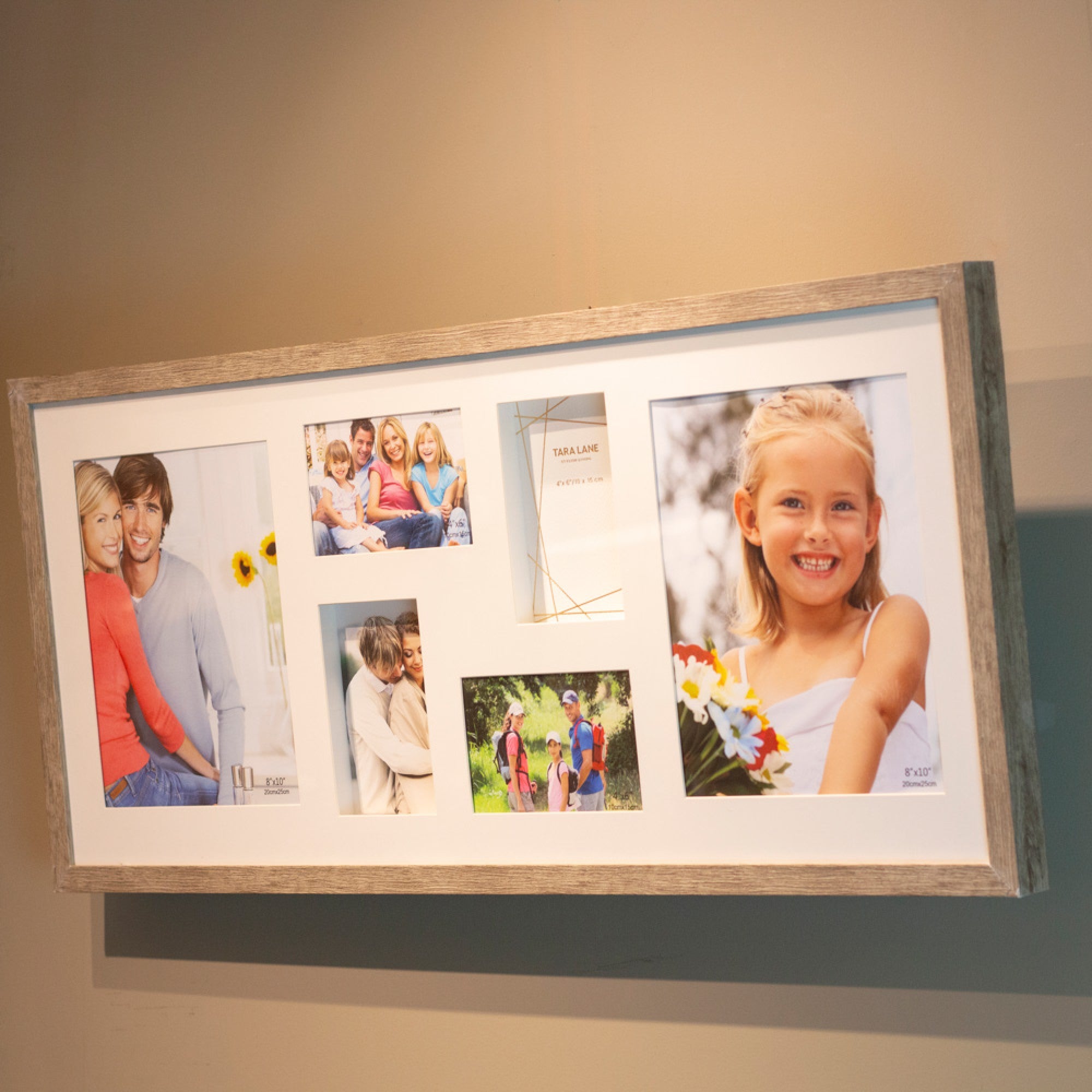 Gallery Collage | Rustic Oak 6 Picture Multi