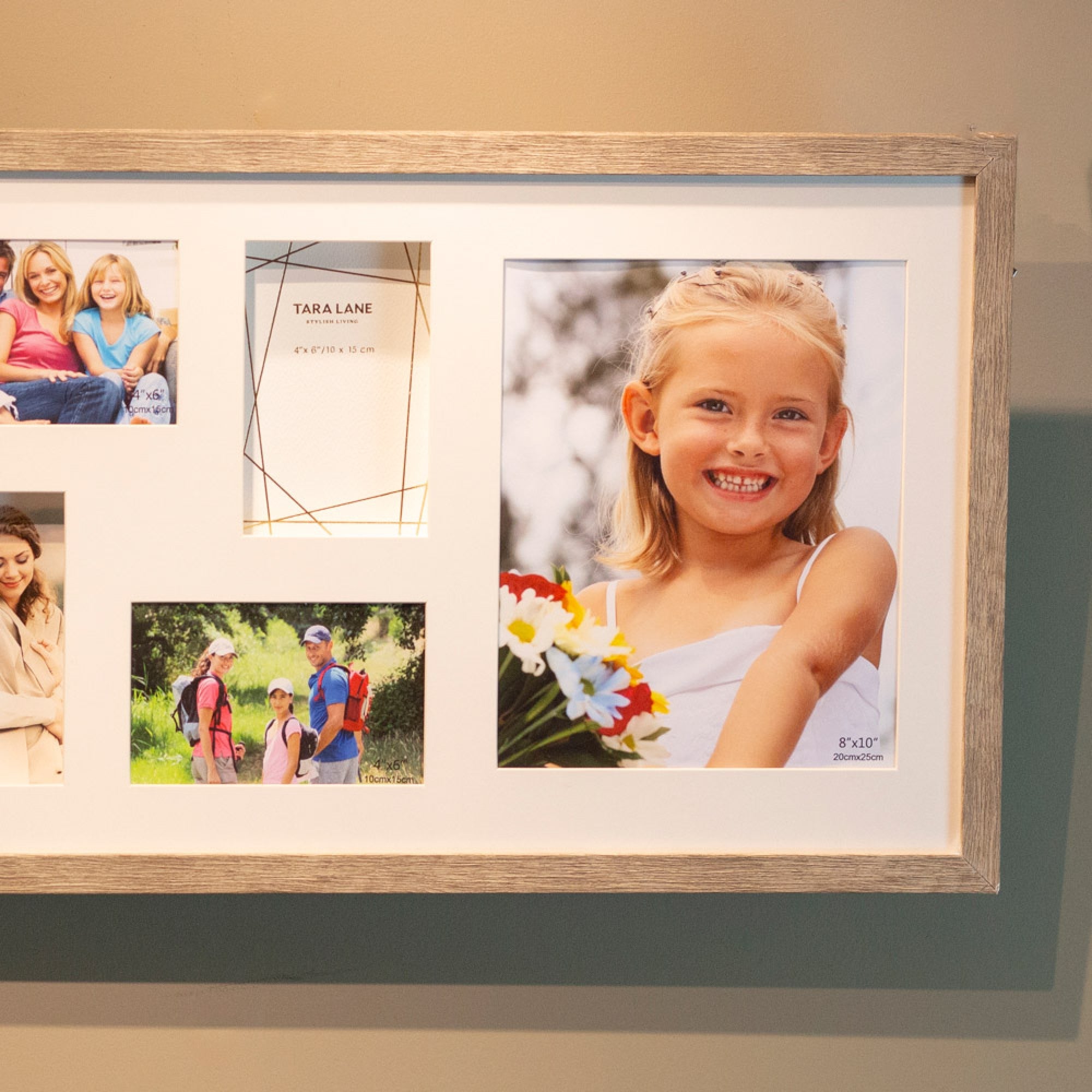 Gallery Collage | Rustic Oak 6 Picture Multi