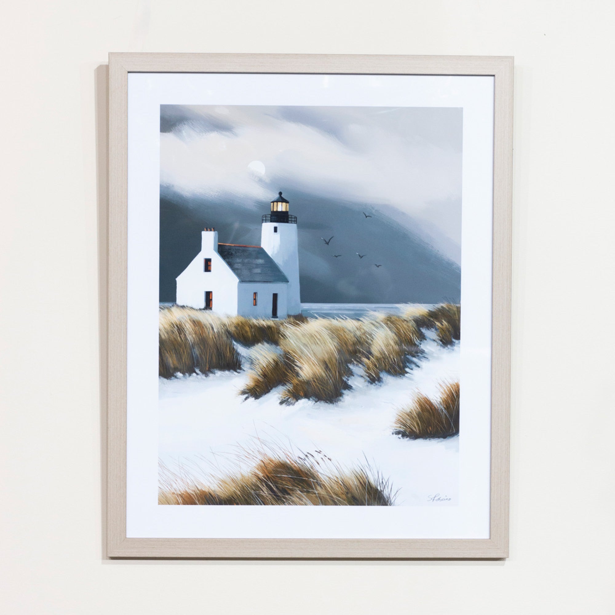 Framed Canvas Beyond The Dunes | 2 asst