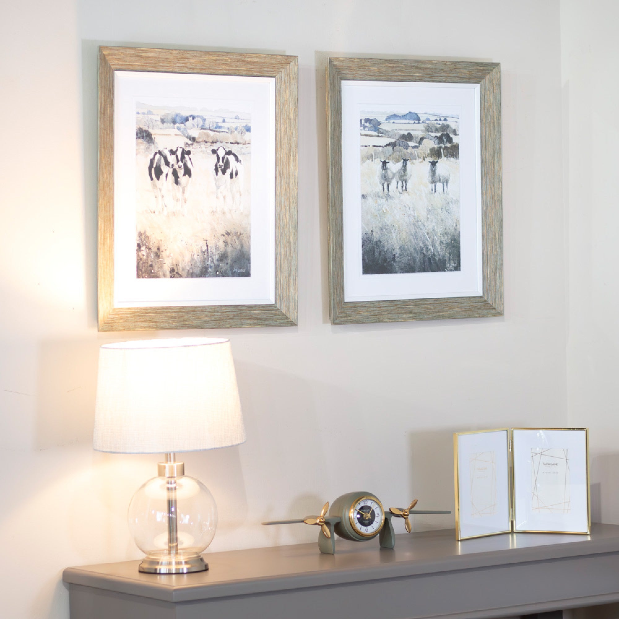 Framed Print Curious Chatter | 2 asst