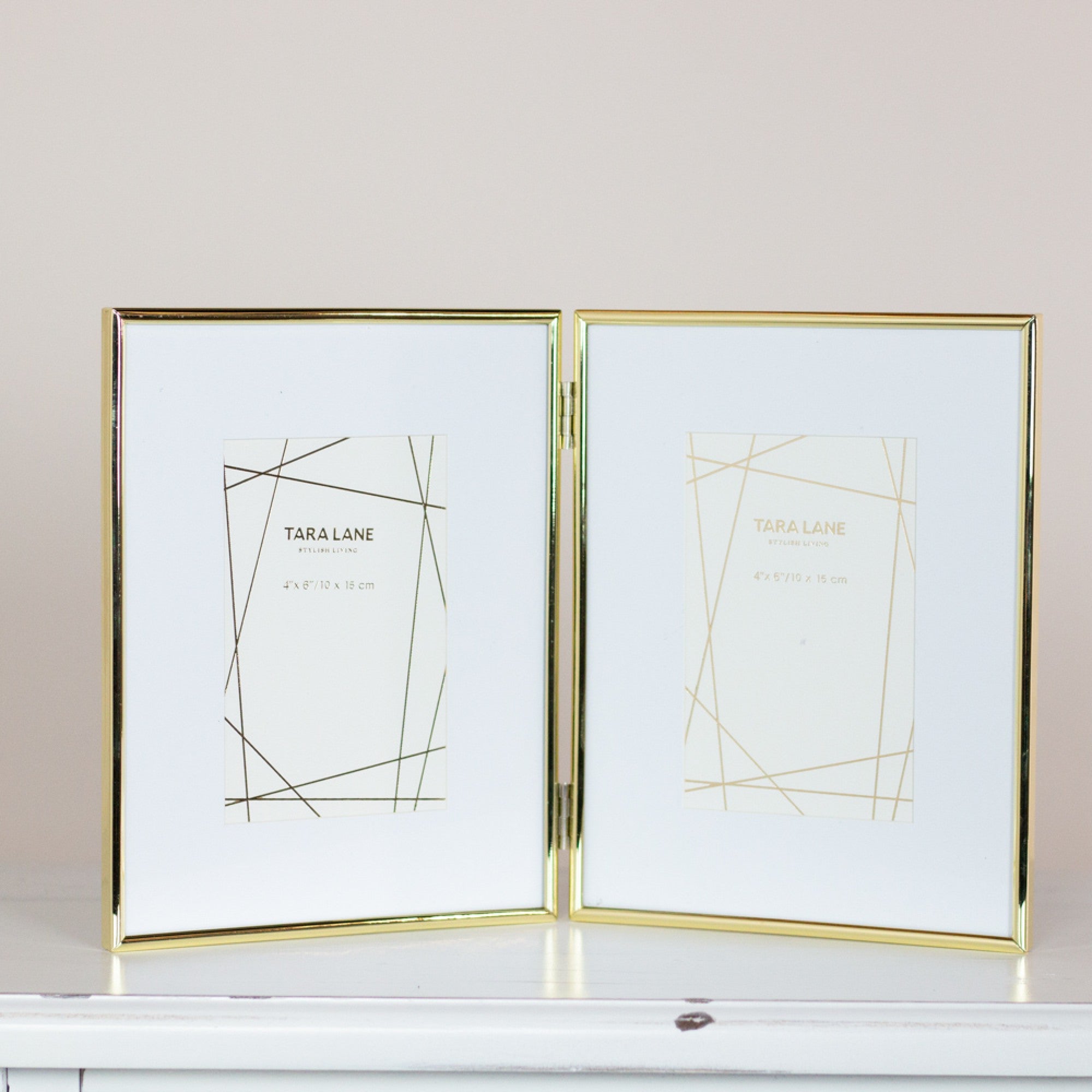 Lisa Folding Photo Frame | Gold