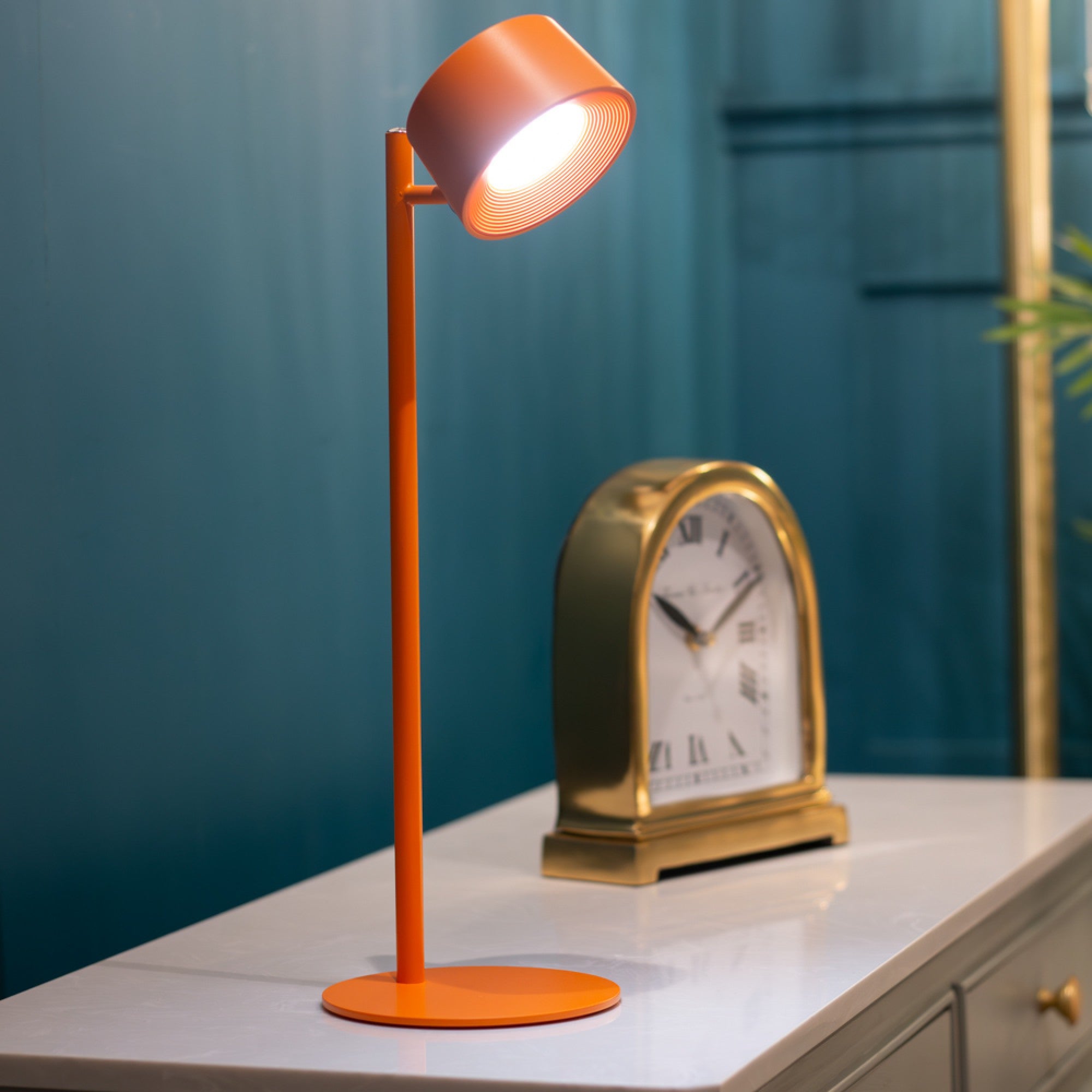 Cosmo USB Rechargeable Lamp | Orange