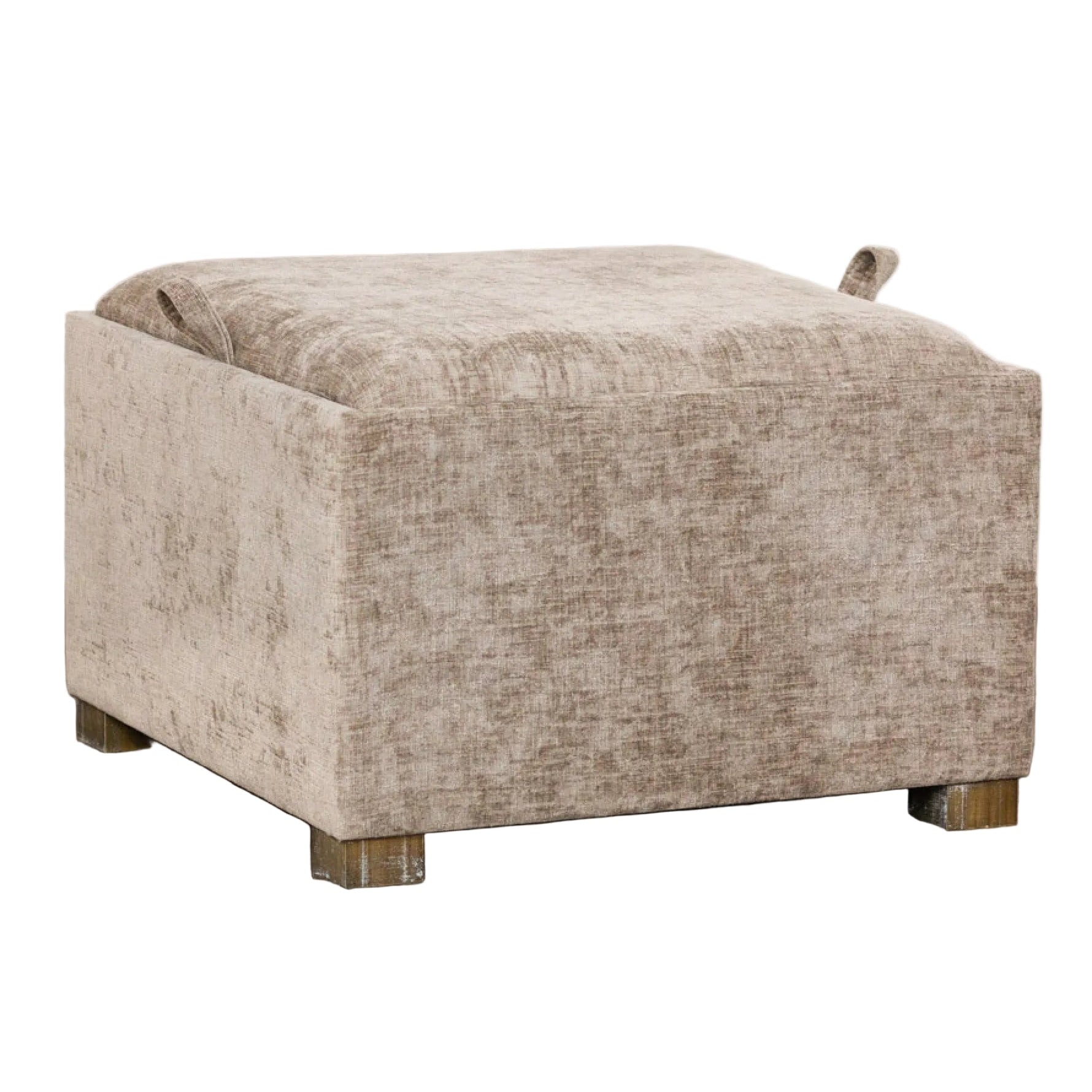 Maya Tray Table Pouffe | Sand