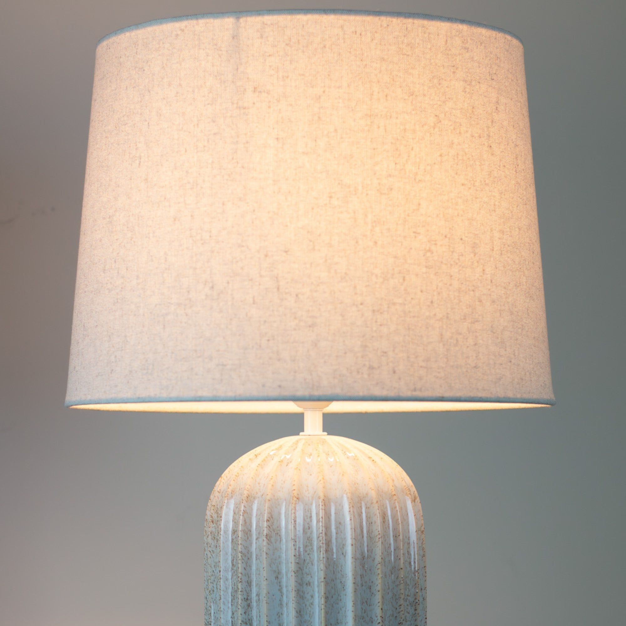 Presley Ceramic Table Lamp Ridged | 64cm