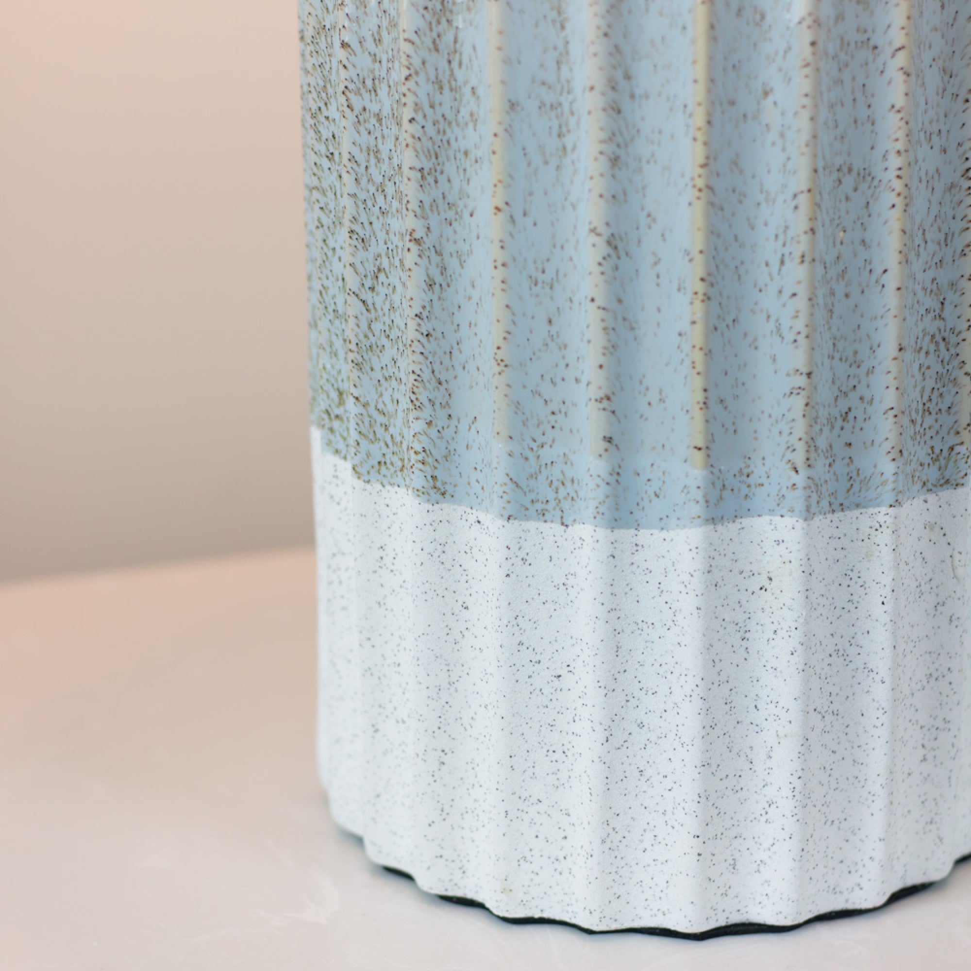 Presley Ceramic Table Lamp Ridged | 64cm