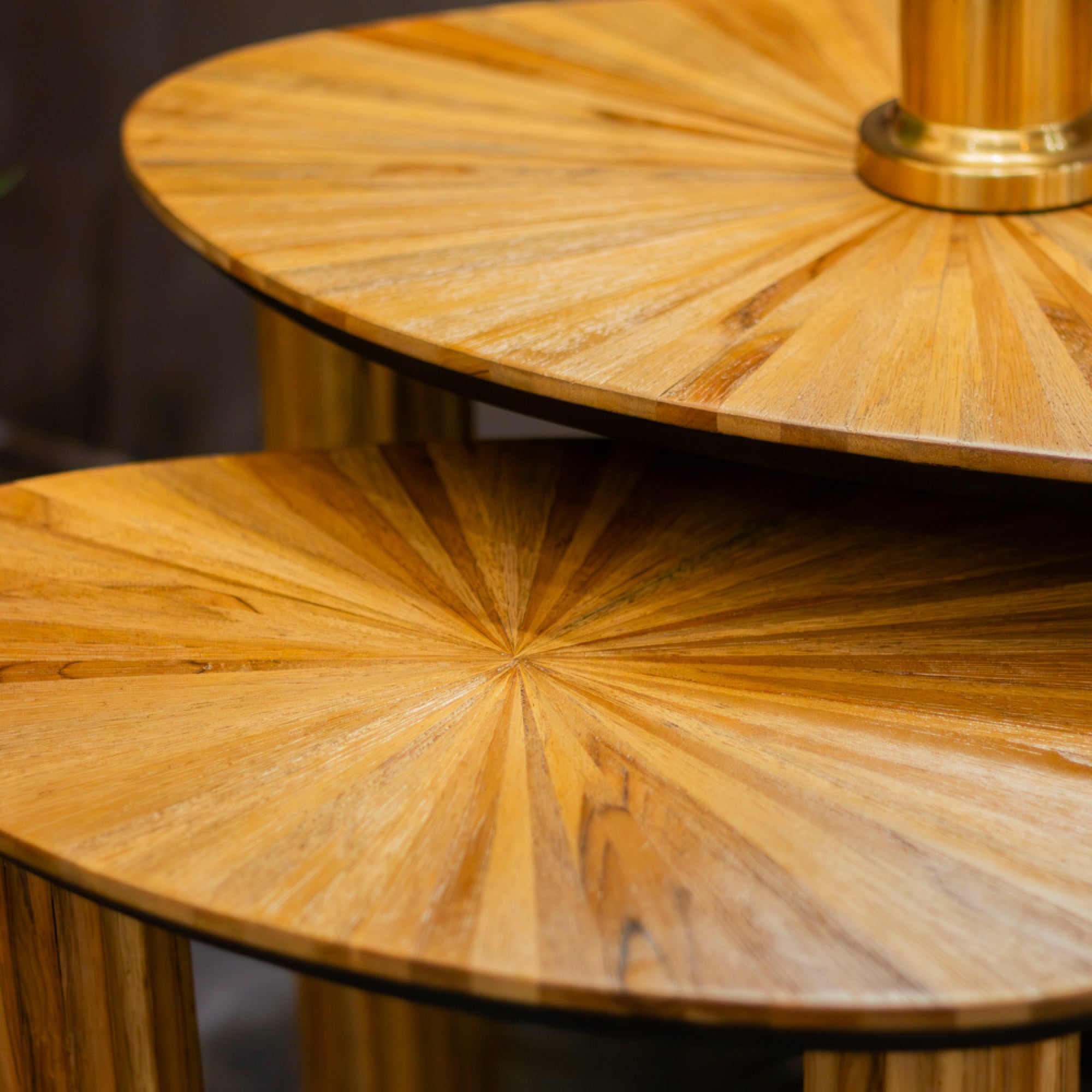 Ray Nest of Tables | Ginger Teak