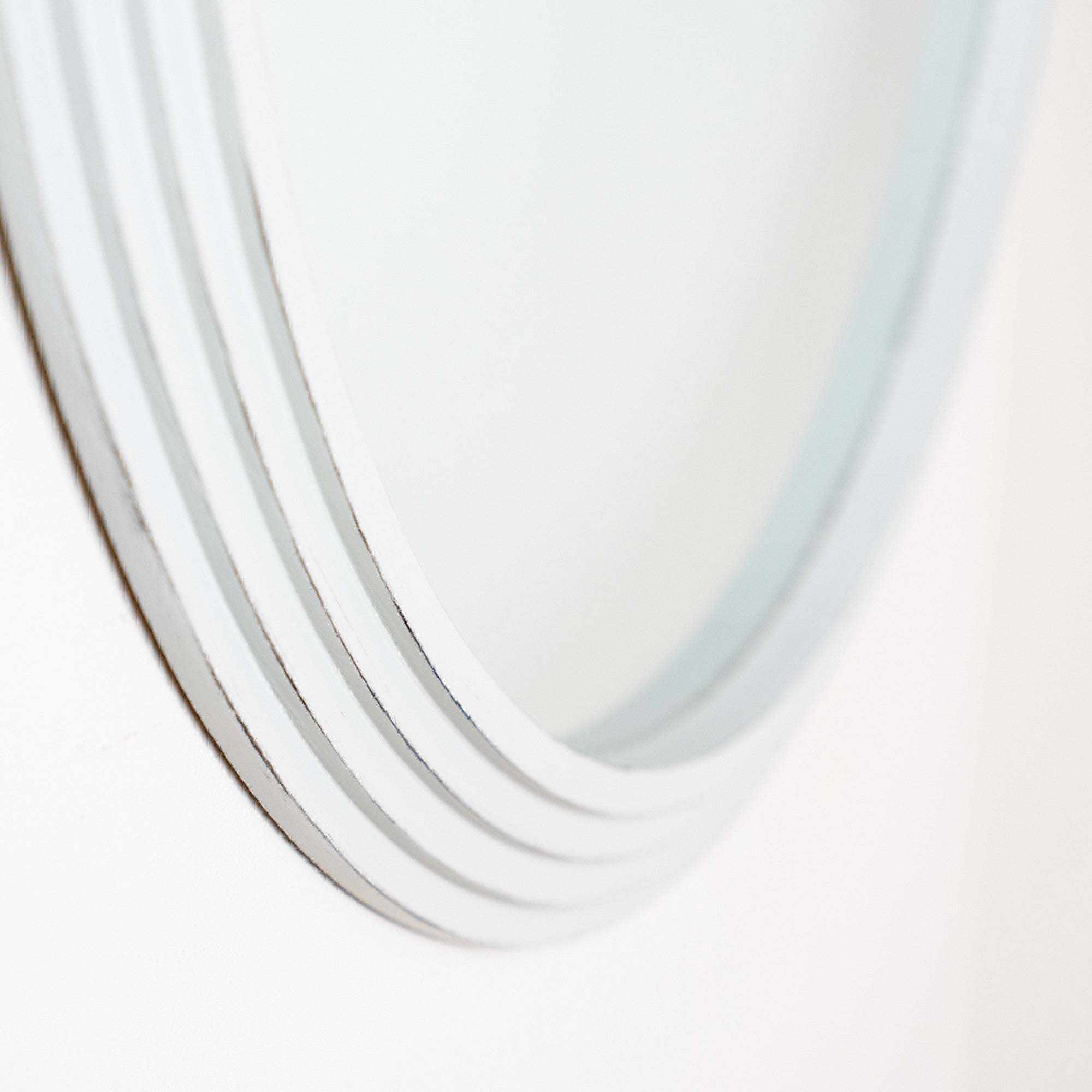 Stepped Round Wall Mirror | 90cm