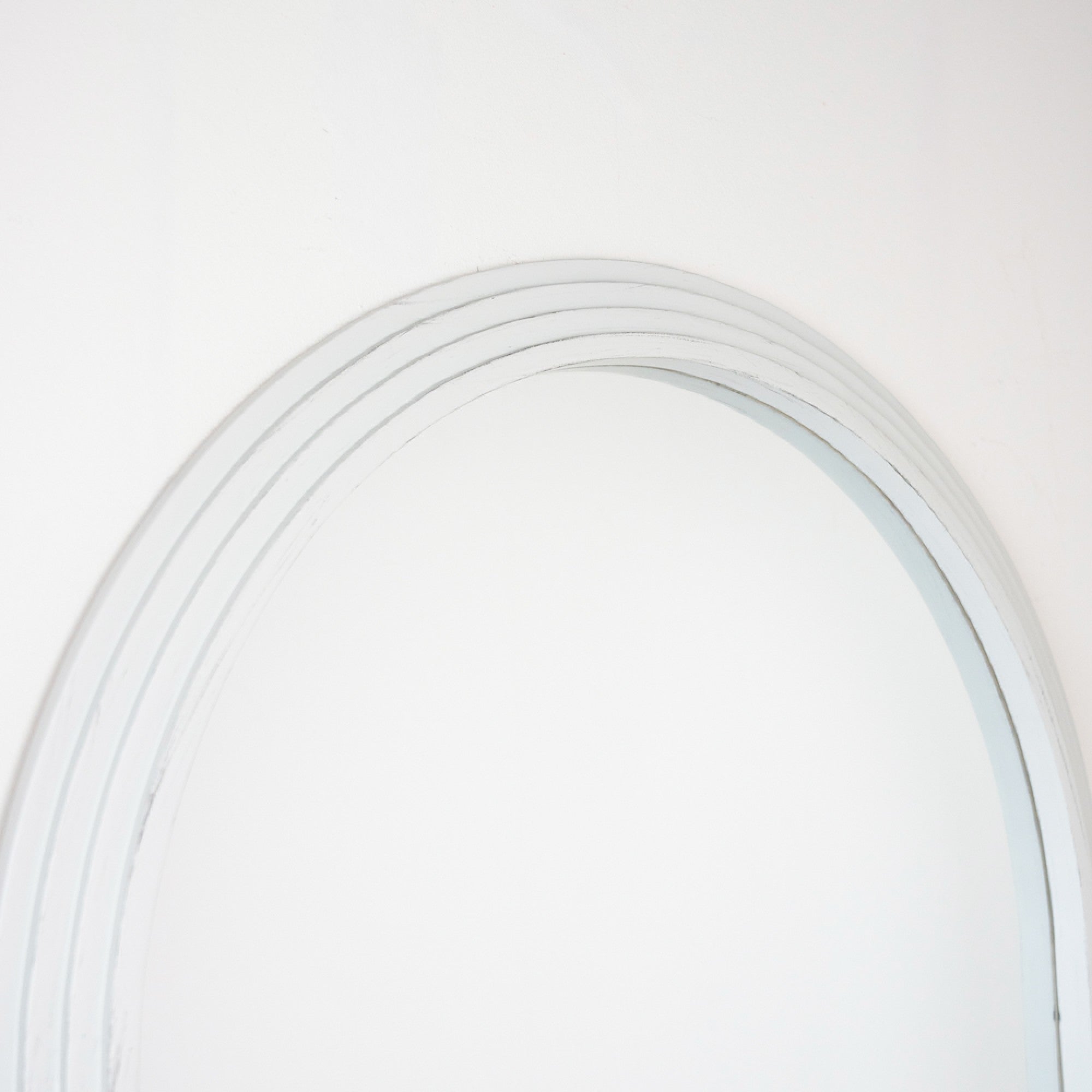 Stepped Arched Leaner Mirror Oyster | 80x180cm