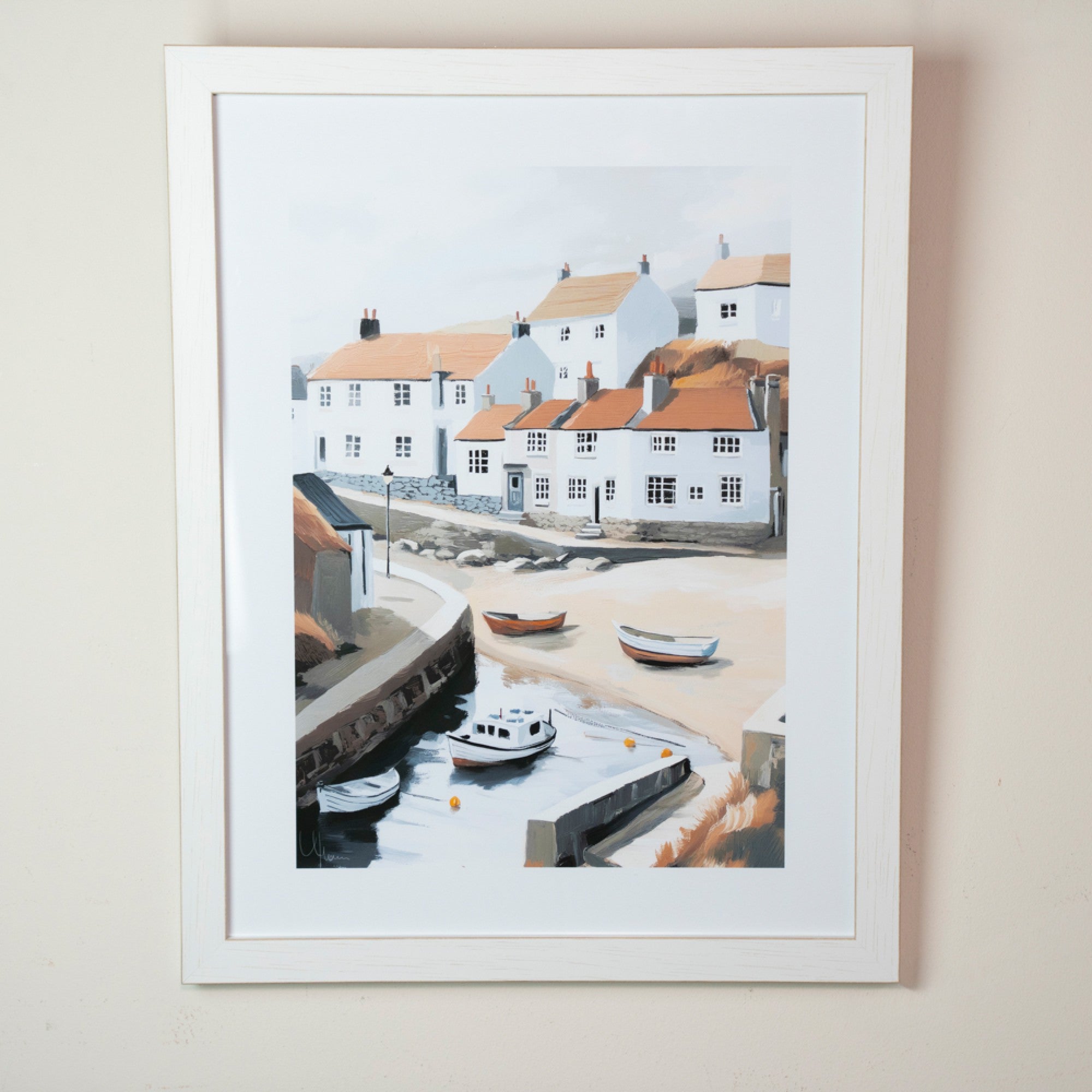Framed Print Fishing Boats/Beached Boats | 2 asst