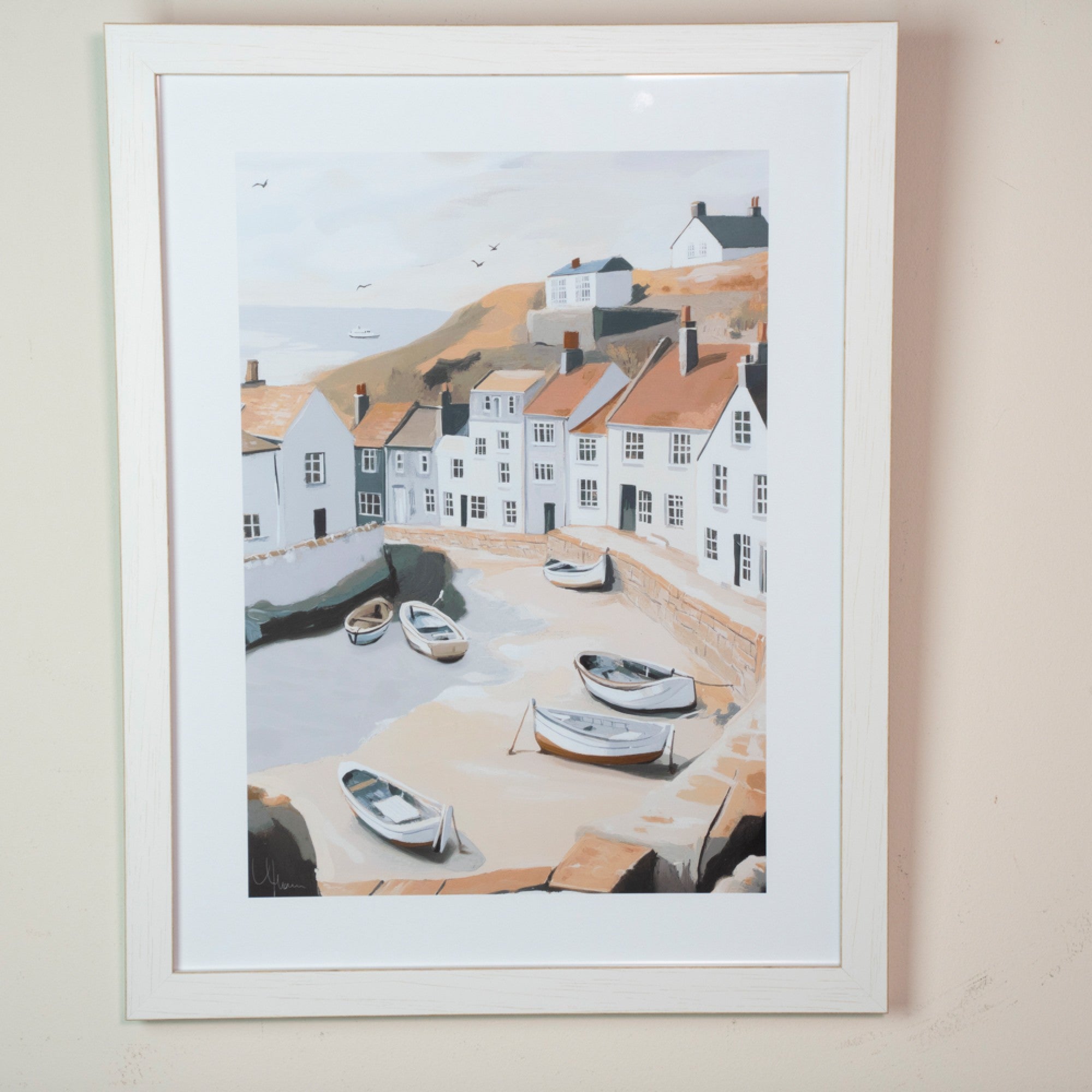 Framed Print Fishing Boats/Beached Boats | 2 asst