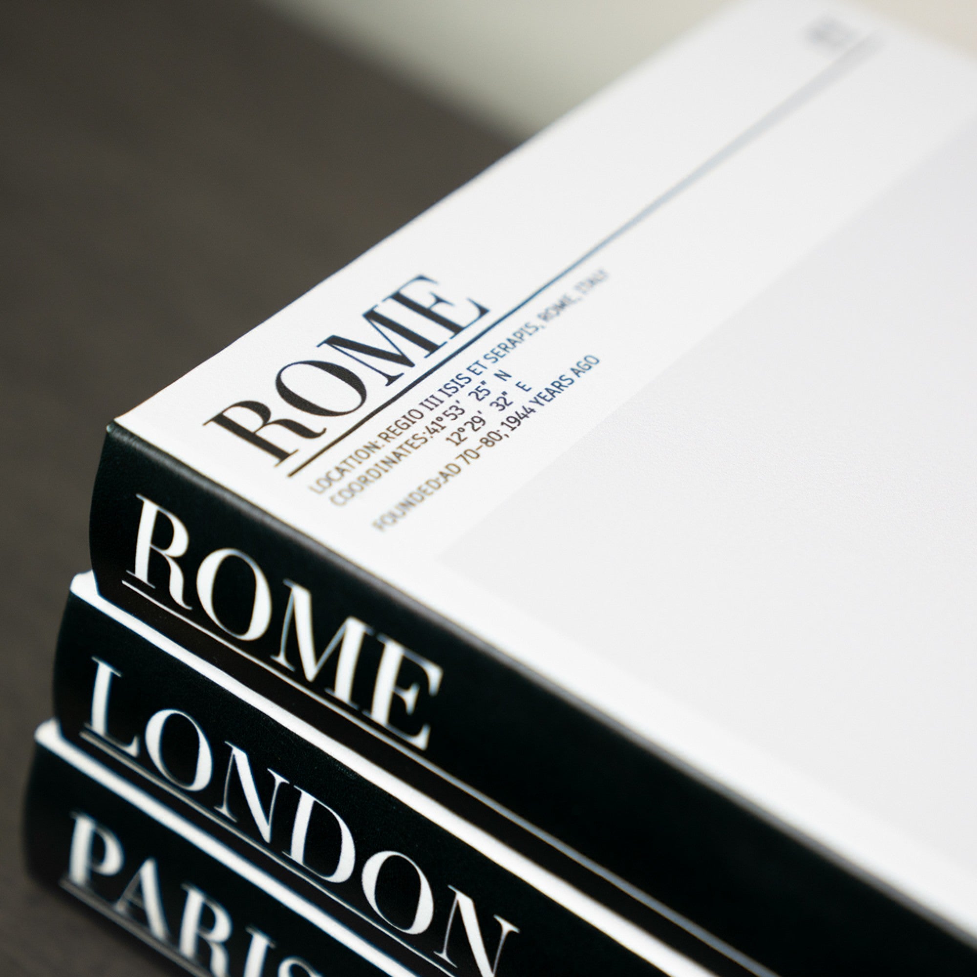 Book Box | London / Paris / Rome