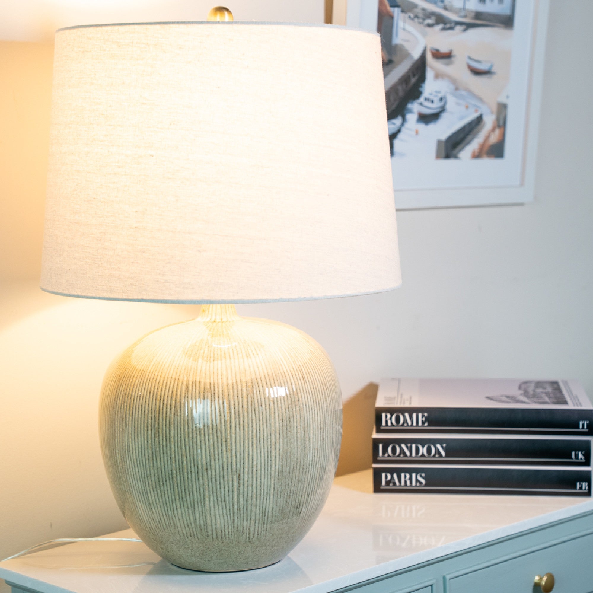 Heather Ceramic Table Lamp | 62cm