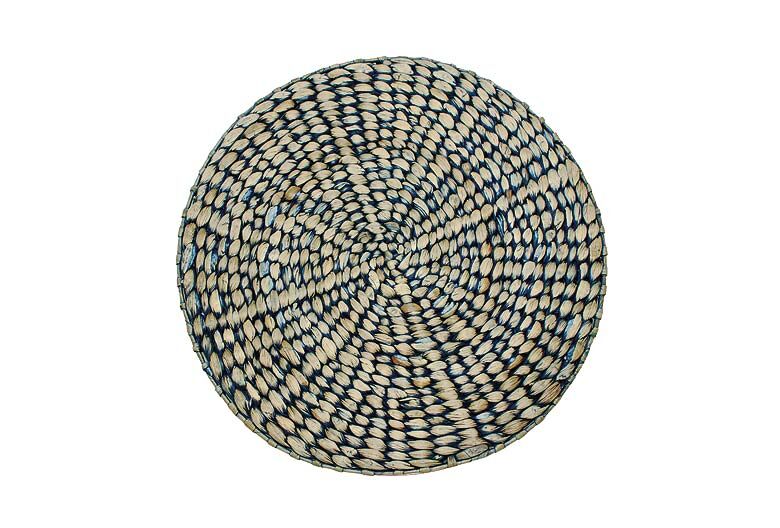 Circular Hyacinth Placemat | Blue