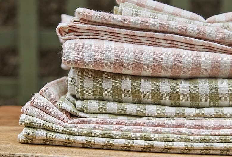 Gingham Tablecloth | Pale Olive