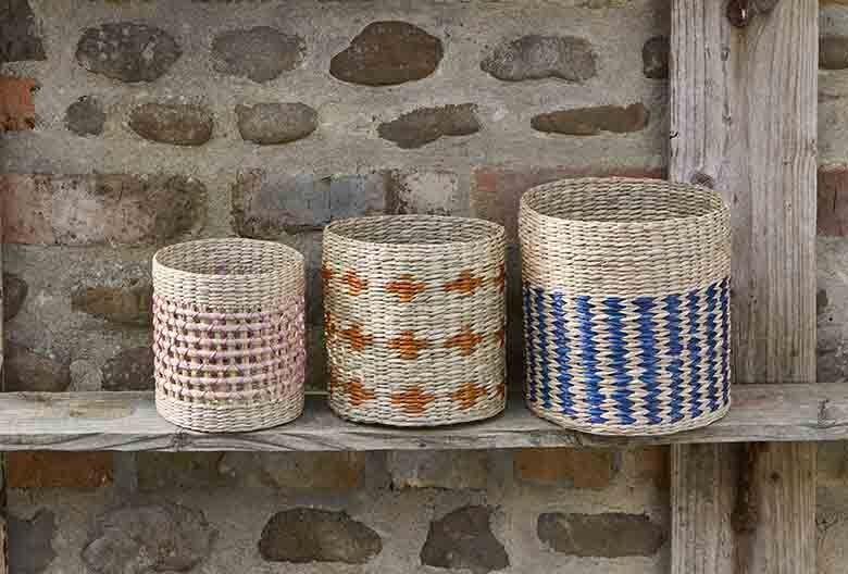 Salsa Seagrass Baskets | Set of 3
