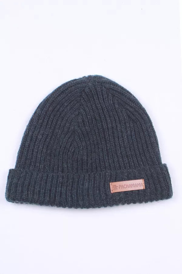 Merino Fisherman Beanie Dusty Blue