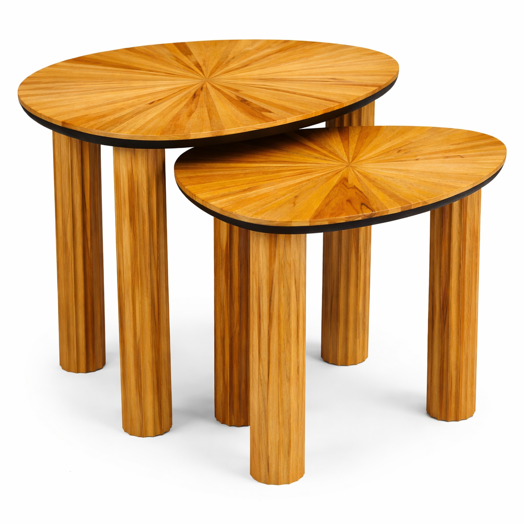 Ray Nest of Tables | Ginger Teak