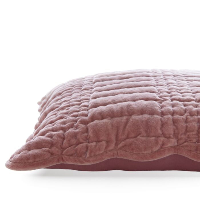 Scalloped Cushions | Old Rose